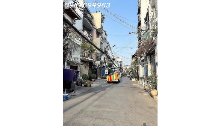 QUẬN 10, TÔ HIẾN THÀNH NGANG 5.5x19 HẺM 2 XE TẢI THÔNG, CĂN GỐC 2 MẶT TIỀN HẺM